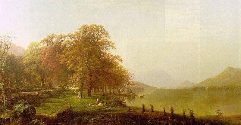 Alfred Thompson Bricher  Lake George oil painting picture